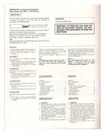 Предварительный просмотр 2 страницы JVC A-K11 Instruction Book