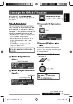 Preview for 19 page of JVC A805 - KD Radio / CD Instructions Manual