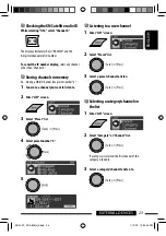 Preview for 23 page of JVC A805 - KD Radio / CD Instructions Manual