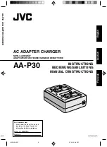 Предварительный просмотр 1 страницы JVC AA-P30 Instructions Manual