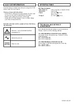 Preview for 2 page of JVC AA-V112E Instructions