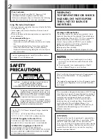 Preview for 2 page of JVC AA-V11U Instructions Manual