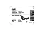 JVC AA-V200E Instructions Manual preview