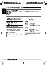 Предварительный просмотр 18 страницы JVC ABT22 - Radio / CD Instructions Manual