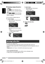 Предварительный просмотр 24 страницы JVC ABT22 - Radio / CD Instructions Manual