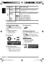 Предварительный просмотр 34 страницы JVC ABT22 - Radio / CD Instructions Manual