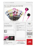 Предварительный просмотр 11 страницы JVC Air Cushion HA-FX66 Brochure