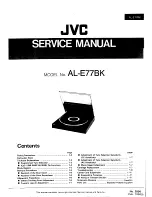 Preview for 2 page of JVC AL-E77BK Service Manual