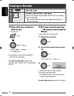 Предварительный просмотр 8 страницы JVC Arsenal KD-A305 Instruction Manual