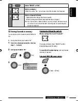 Предварительный просмотр 17 страницы JVC Arsenal KD-A305 Instruction Manual