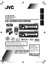 JVC Arsenal KD-AHD39 Instructions Manual предпросмотр