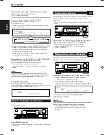 Предварительный просмотр 16 страницы JVC Audio/Video Control Receiver RX-5060S (Finnish) Instructions Manual