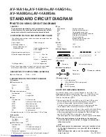 Предварительный просмотр 2 страницы JVC AV-14A14/A Schematic Diagrams