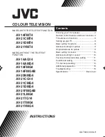 JVC AV-14AG14 Instructions Manual предпросмотр