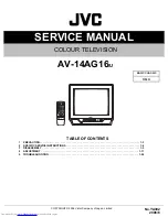 JVC AV-14AG16/U Service Manual предпросмотр