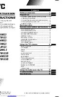 Preview for 1 page of JVC AV-14AMG3, AV-14FMG3, AV-20NMG Instructions Manual