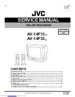 JVC AV-14F13 Service Manual предпросмотр