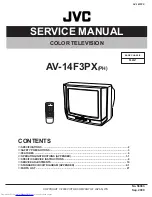 JVC AV-14F3PX Service Manual preview