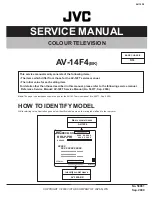 Preview for 1 page of JVC AV-14F4 Service Manual