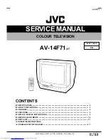 JVC AV-14F71/VT Service Manual предпросмотр