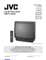 Предварительный просмотр 1 страницы JVC AV-20120 User Manual