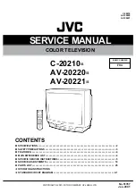 Предварительный просмотр 1 страницы JVC AV-20220/S Service Manual