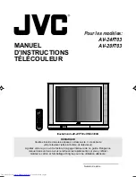 Preview for 25 page of JVC AV-20F703 User Manual