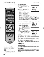 Preview for 20 page of JVC AV-20FD22 User Manual