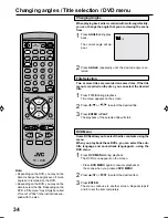 Предварительный просмотр 34 страницы JVC AV-20FD22 User Manual