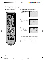 Предварительный просмотр 40 страницы JVC AV-20FD23 User Manual