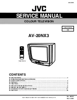 Предварительный просмотр 1 страницы JVC AV-20NX3 Service Manual