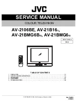 JVC AV-2106BE, AV-21B16/L, AV-21BMG6B Service Manual предпросмотр