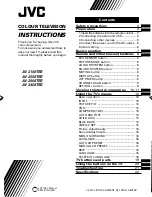 Предварительный просмотр 1 страницы JVC AV-2108TEE, AV-2508TEE, AV-290 Instructions Manual