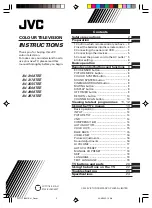 Preview for 1 page of JVC AV-2168TEE Instructions Manual