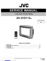 JVC AV-21D114 Service Manual предпросмотр