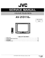 JVC AV-21D116 Service Manual предпросмотр