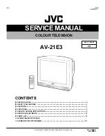 JVC AV-21E3 Service Manual preview