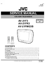 JVC AV-21F3 Service Manual preview