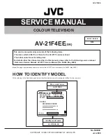 JVC AV-21F4EE Service Manual предпросмотр