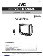 Preview for 1 page of JVC AV-21F9 Service Manual