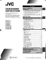 Preview for 1 page of JVC AV-21L11, AV-21L31, AV-25L31, Instructions Manual