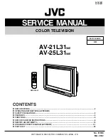 Preview for 1 page of JVC AV-21L31/ME Service Manual