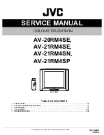 Предварительный просмотр 1 страницы JVC AV-21RM4SP Service Manual