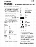 Предварительный просмотр 2 страницы JVC AV-21W83 Service Manual