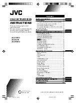 Preview for 1 page of JVC AV-21WH3 Instructions Manual