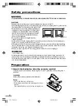 Preview for 2 page of JVC AV-21WH3 Instructions Manual