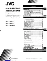 JVC AV-21WM11 Instructions Manual preview