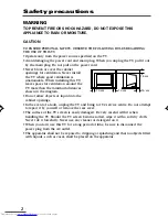 Предварительный просмотр 2 страницы JVC AV-21WM11 Instructions Manual