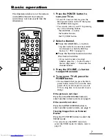 Предварительный просмотр 7 страницы JVC AV-21WM11 Instructions Manual