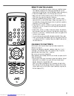 Preview for 7 page of JVC AV 24F702 User Manual